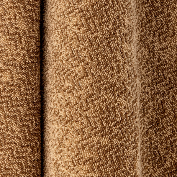 Bloomingville Kahla håndkle – varm brun bomull 140 x 70 cm.