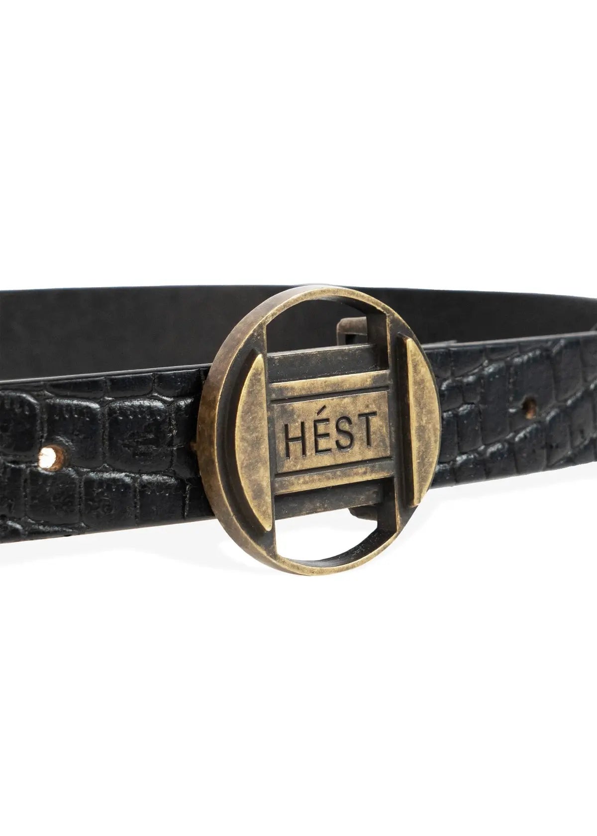 Explore Belt – Sort skinnbelte