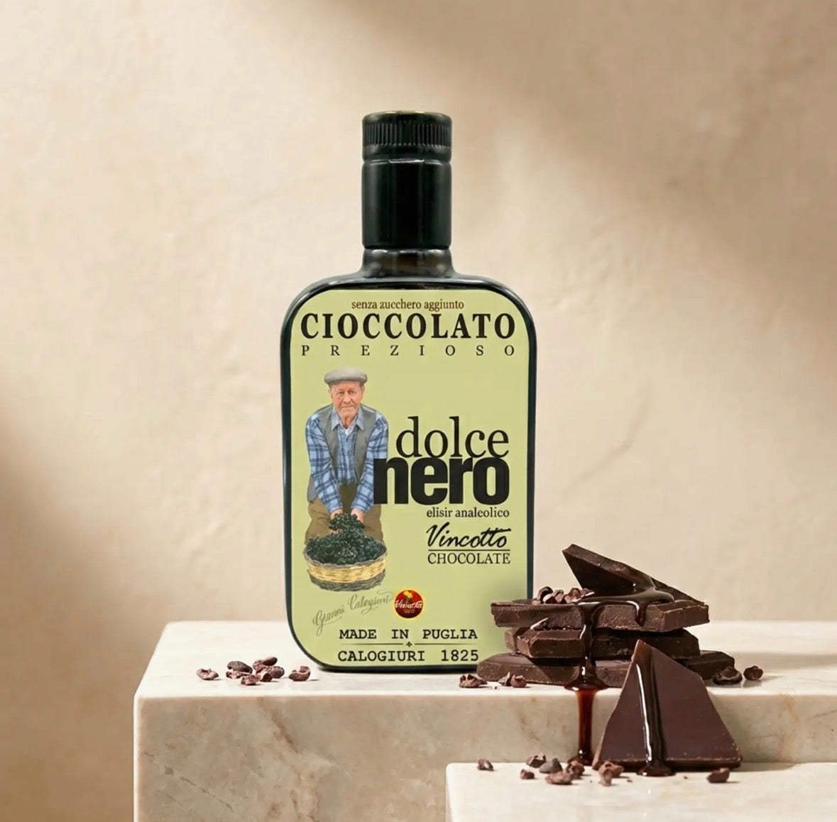 Dolce Nero – Vincotto & Mørk Sjokolade (250 ml)

En fløyelsmyk smaksopplevelse fra Puglia. Forventet i butikk 7. juli