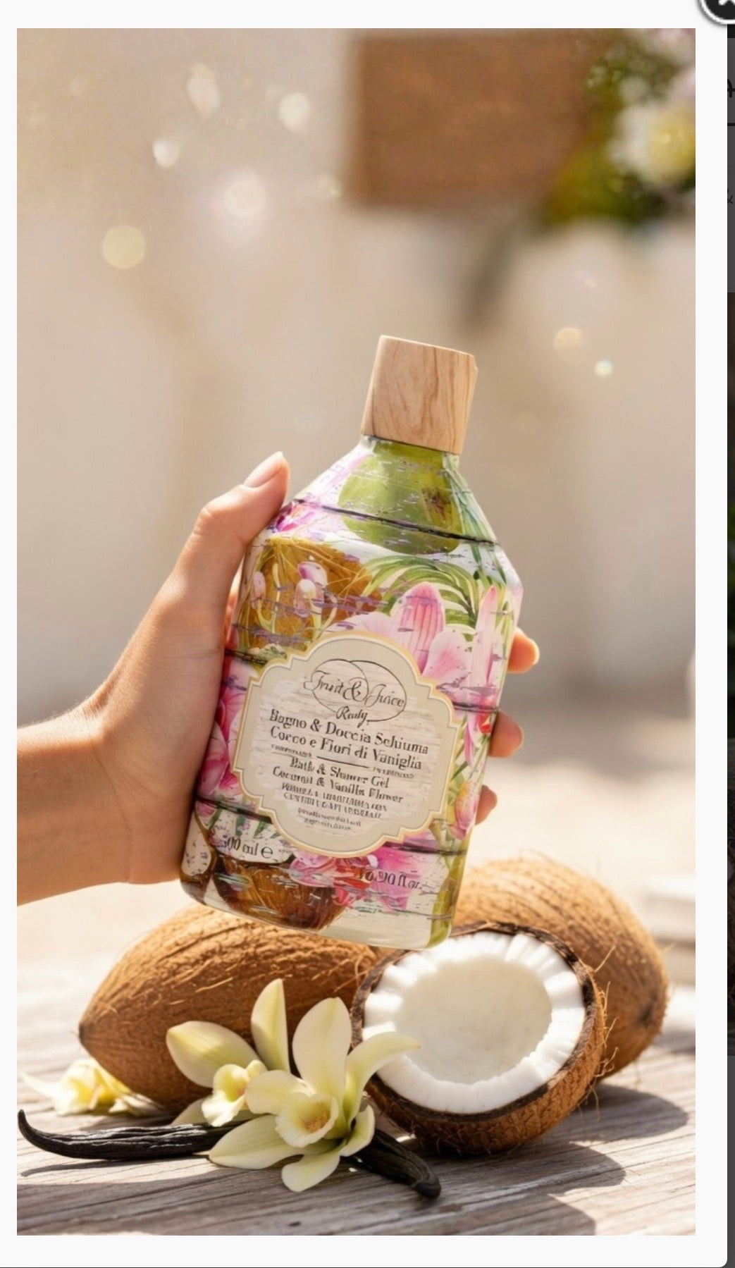 Rudy Profumi Bath & Shower Gel

Tropical Coconut & Vanilla 500 ml