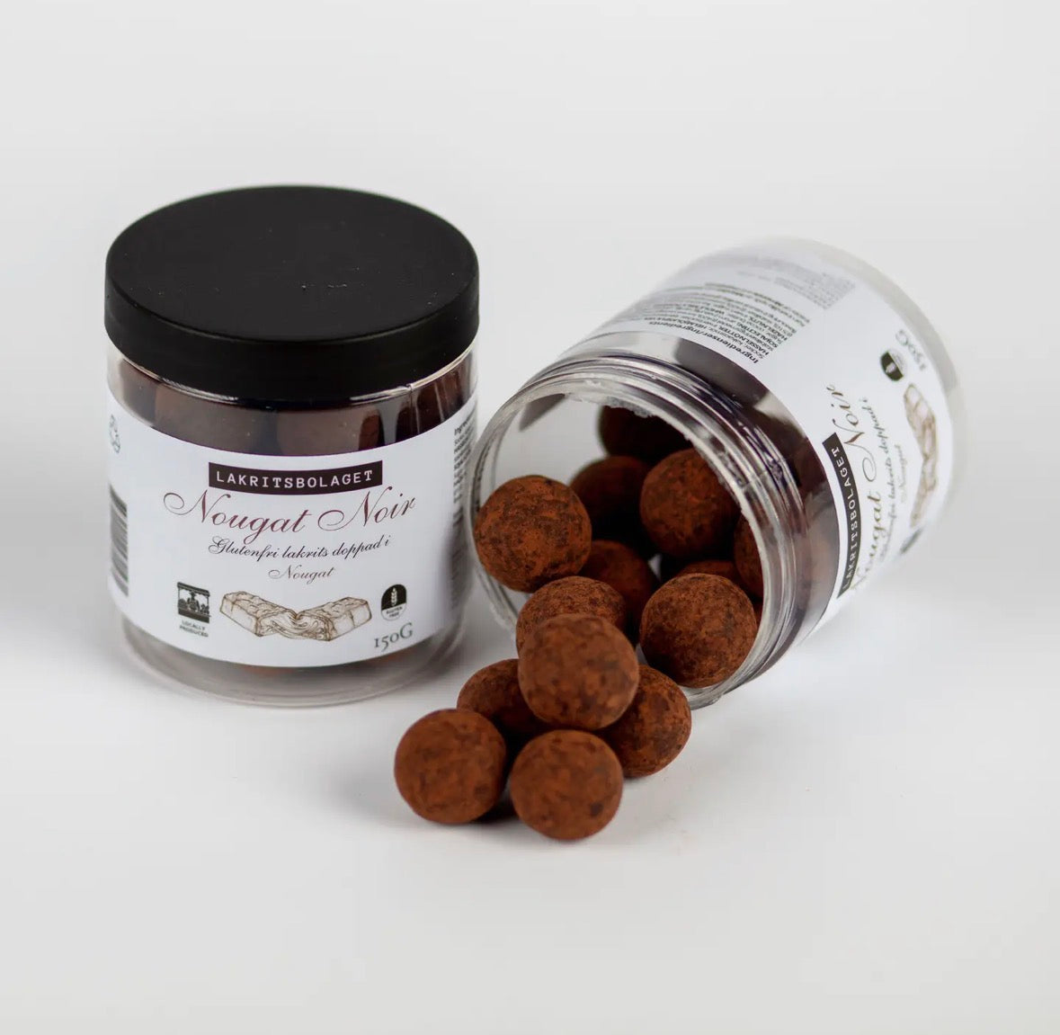 Lakris med nougat & kakao – Nougat Noir. Sendes fra Sverige 2 juli. Kan bestilles nå.