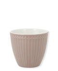 GreenGate Alice latte kopp hazelnut – brun kopp 35 cl