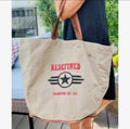 Kobe – Vintage strandveske i canvas. Sendes fra Spania 24. juli