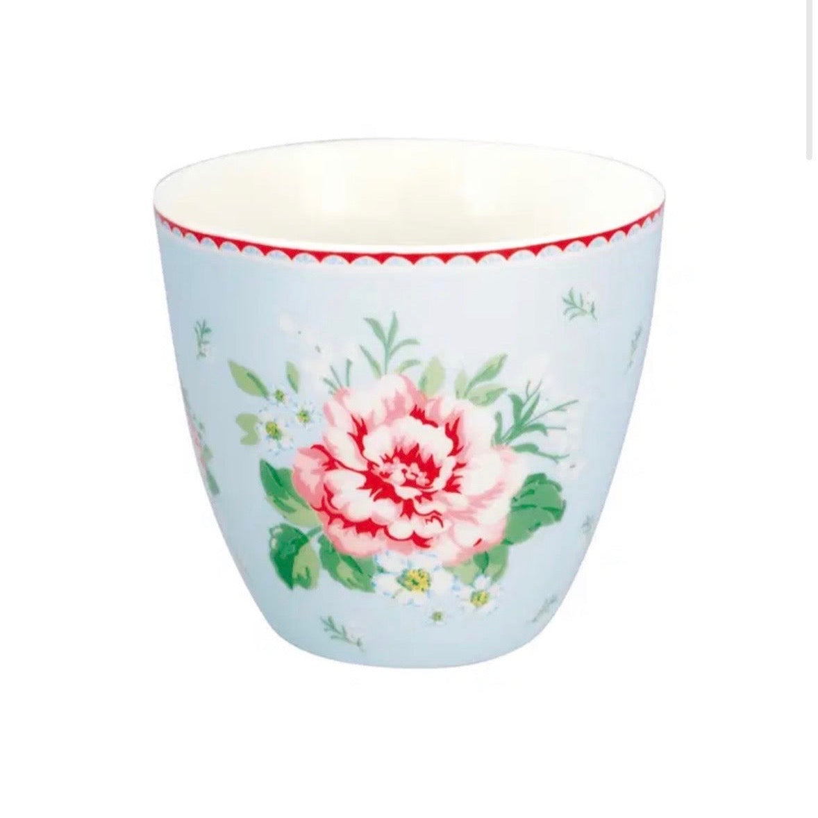 GreenGate Alivia latte kopp pale blue – 35 cl steintøy