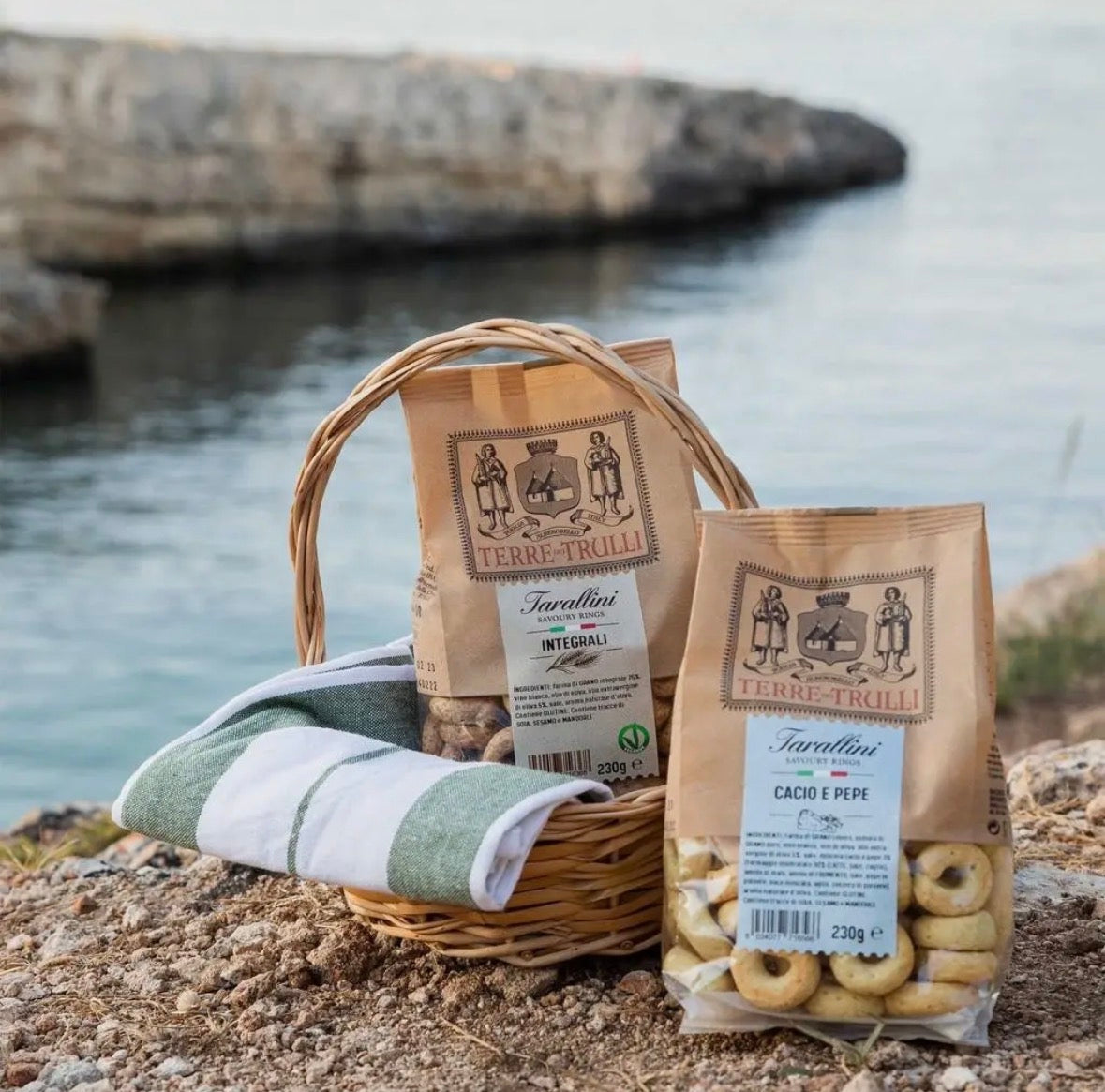 Tarallini Pugliesi Cheese & Pepper – Italienske tarallini med ost og pepper (230 g) Forventet inn i butikken 30. juni