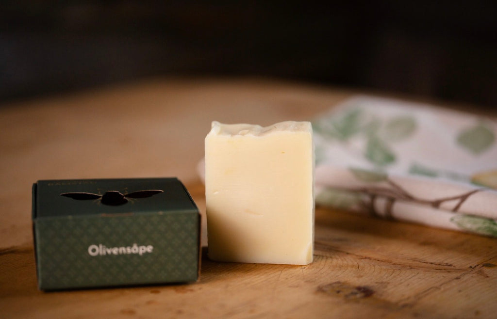 Olivensåpe, heimelaga såpe med olivenolje