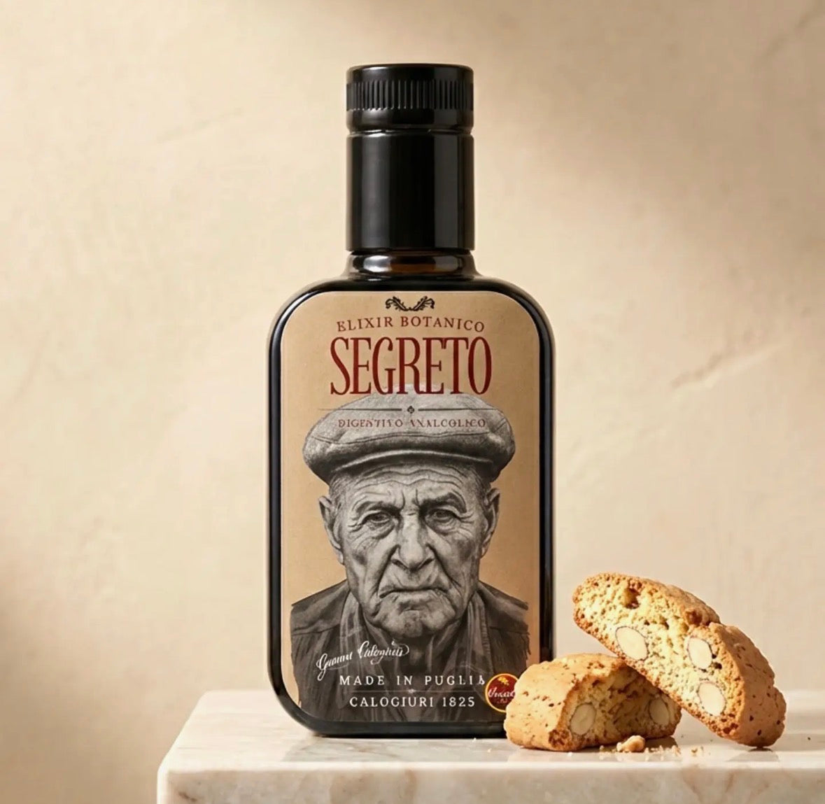 Segreto – Alkoholfri italiensk botanisk digestiv. Sendes fra Italia 22. juli. Kan bestilles nå.