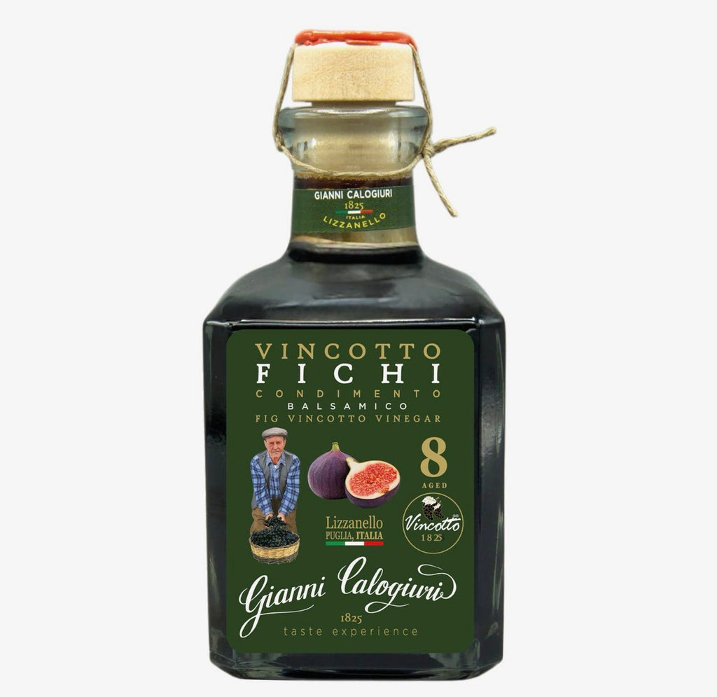 8 år lagret fikenbalsamico fra Puglia. Sendes fra Italia 22. juli. Kan bestilles nå.