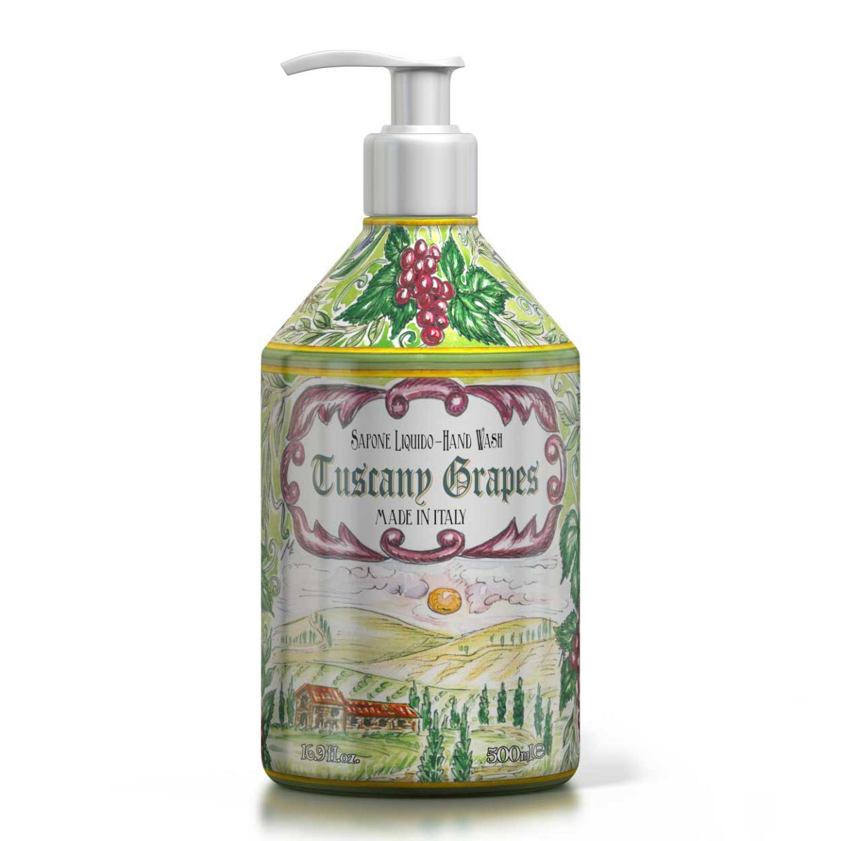 Flytende håndsåpe 500 ml - italiensk luksussåpe med Aloe Vera