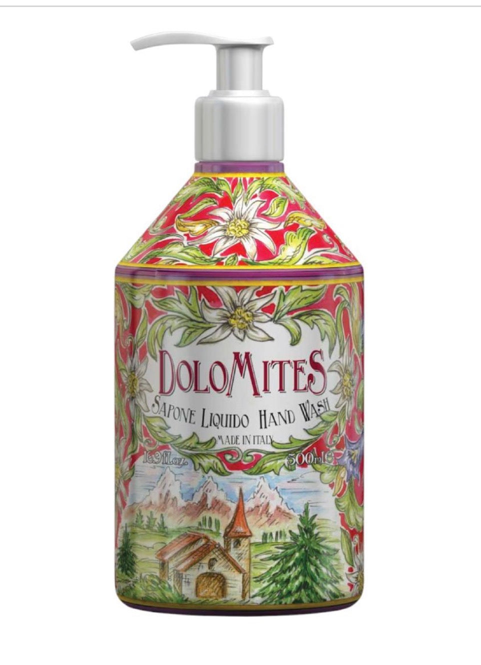 Flytende håndsåpe 500 ml - italiensk luksussåpe med Aloe Vera