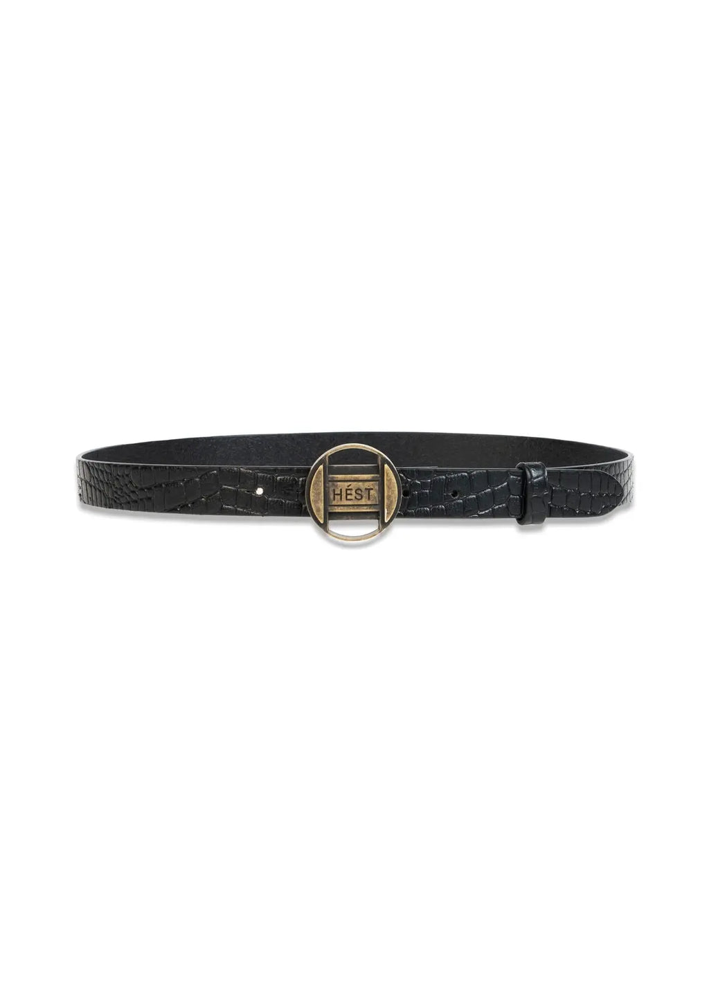 Explore Belt – Sort skinnbelte