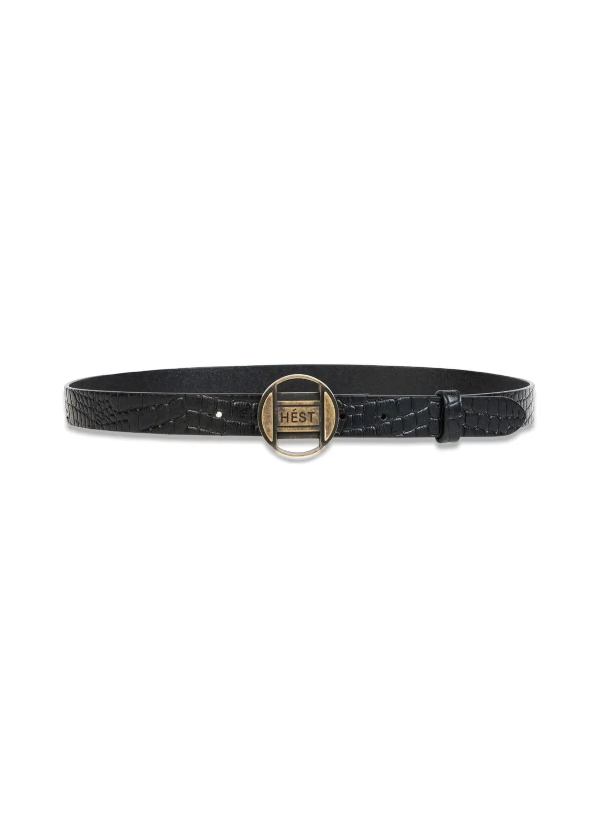 Explore Belt – Sort skinnbelte