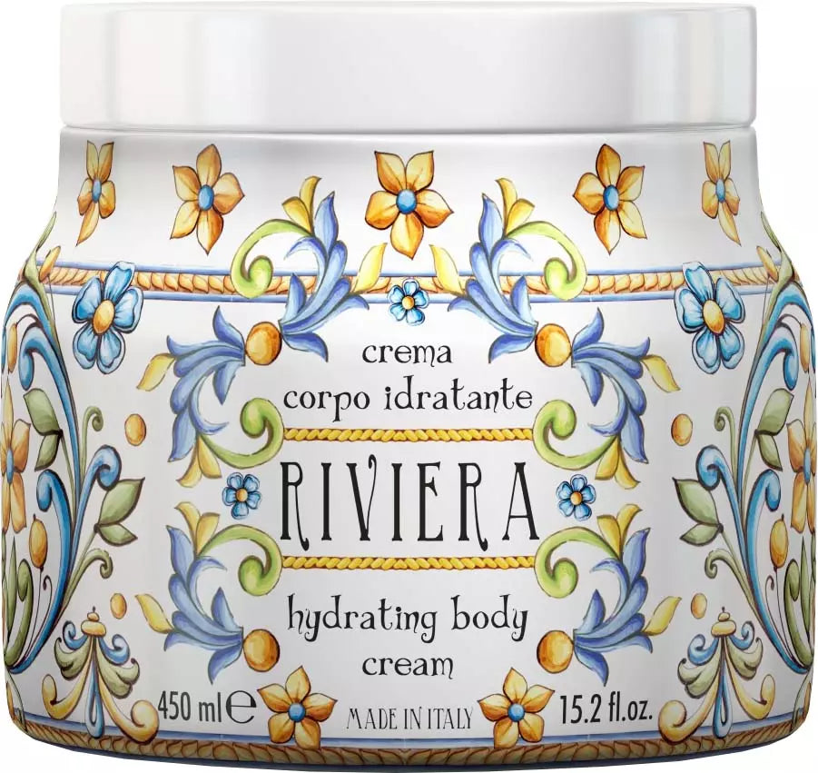 Rudy Profumi Body Cream Riviera 450 ml - luksuriøs og fuktighetsgivende kroppskrem med frisk italiensk duft