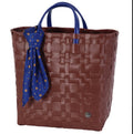 Bliss Shopper – håndlaget shopperveske med innerveske og skjerf. Autumn brown. I butikken fra 10. juni
