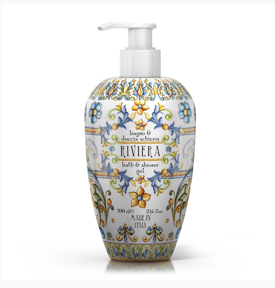 Rudy Profumi Badeskum & Dusjsåpe 700 ml - fuktighetsgivende luksus med varm og frisk sommerduft