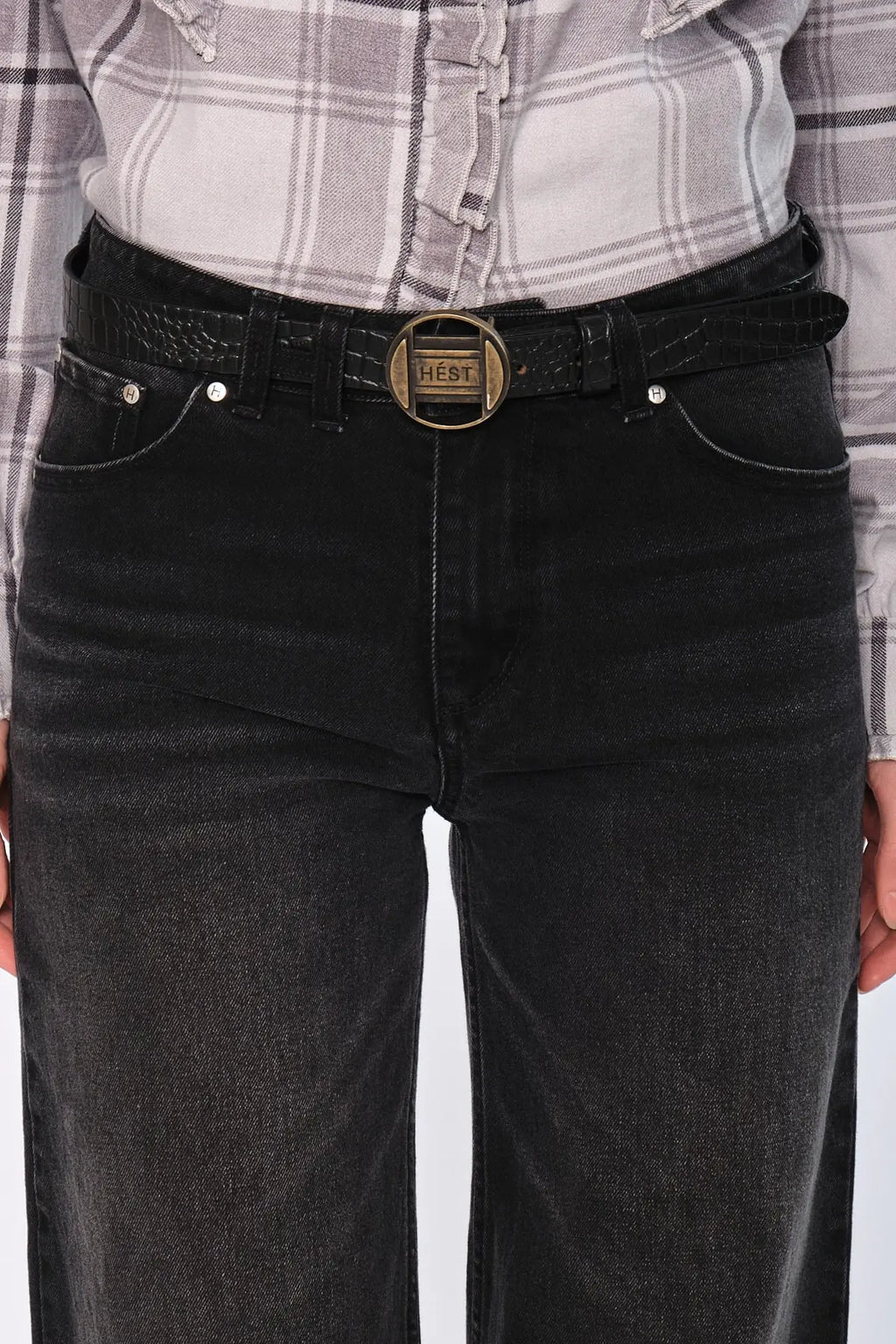 Explore Belt – Sort skinnbelte