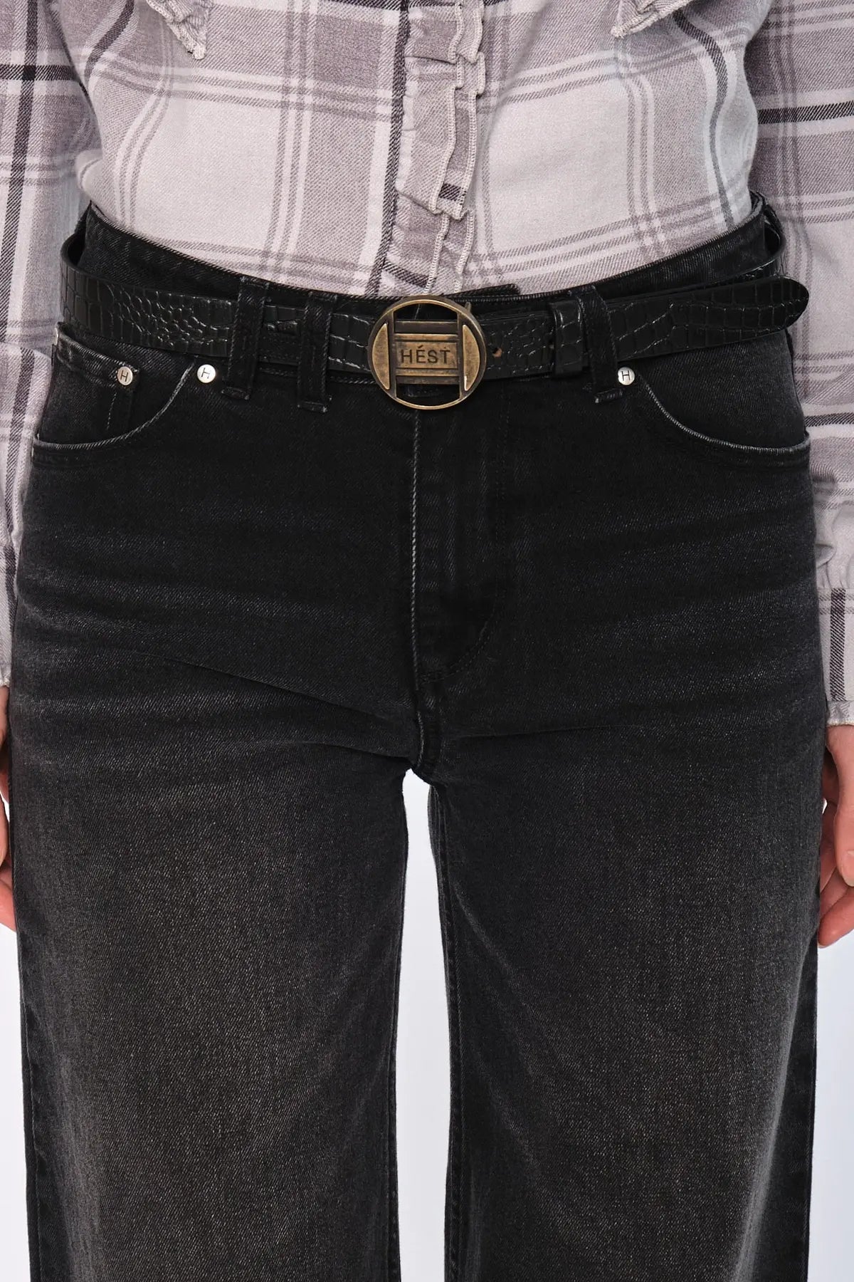 Explore Belt – Sort skinnbelte