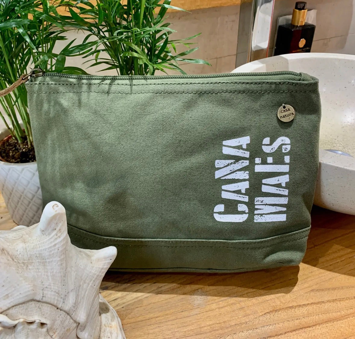Casa Natura Laurent LA07 – Stor toalettveske i ash grey. Sendes fra Spania 24. juli