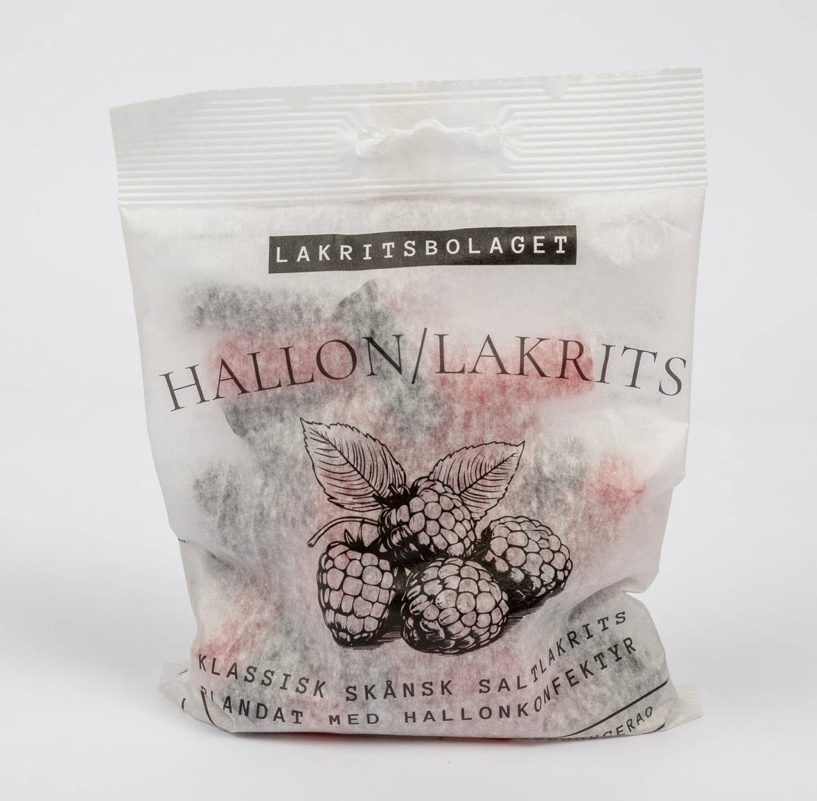 Premium Bringebær & Salt Lakris. Sendes fra Sverige 2. juli. Kan bestilles nå.