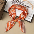 Paisleyskjerf 70 x 70 cm – Rust