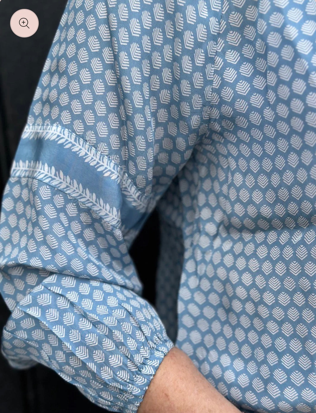 Gry bluse – Sea Blue