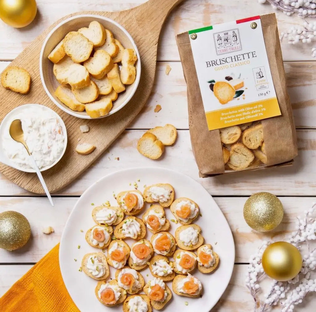 Bruschette Gusto Classico – Italienske bruschetta med olivenolje (150 g) Forventet inn i butikken 30. juni
