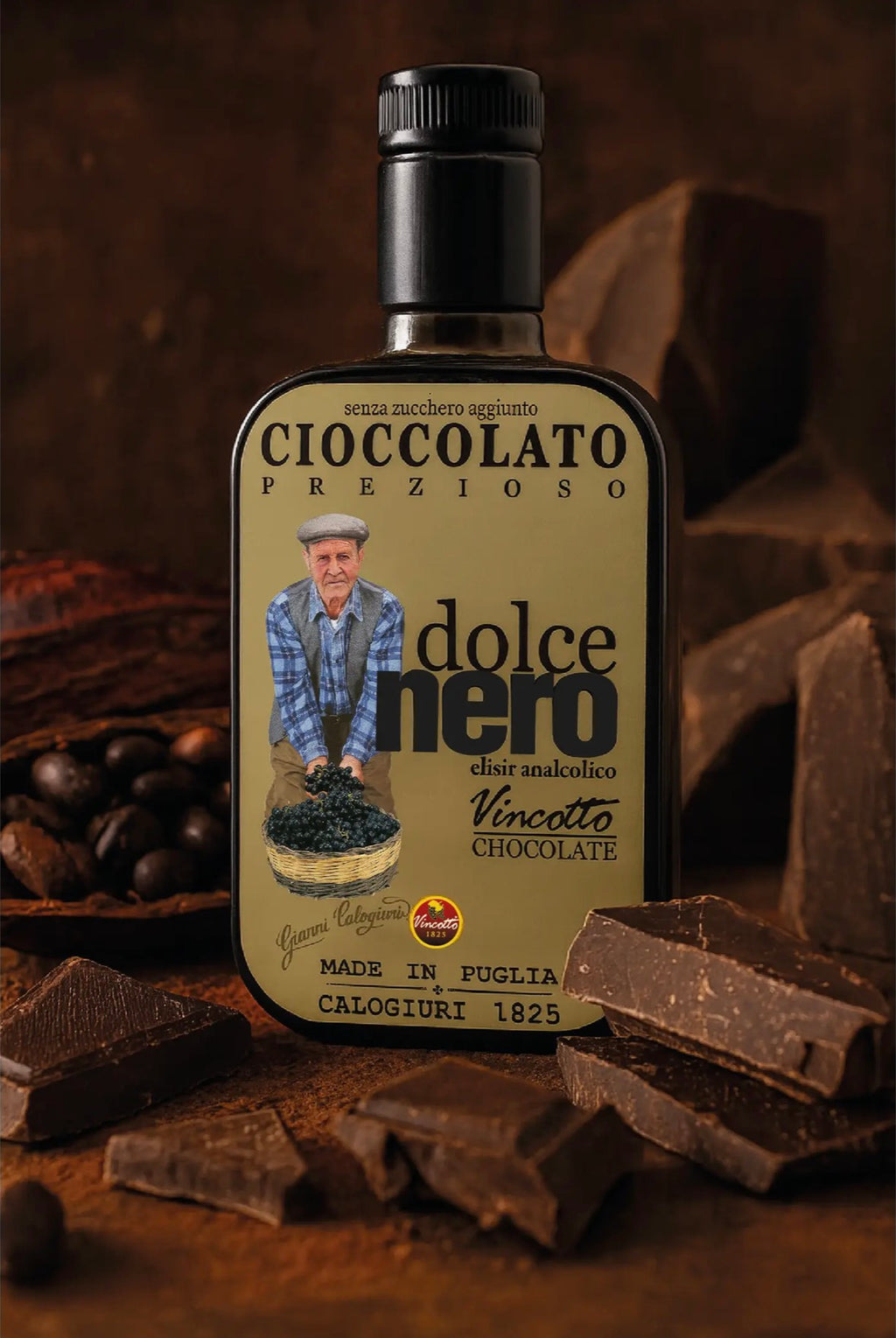 Dolce Nero – Vincotto & Mørk Sjokolade (250 ml)

En fløyelsmyk smaksopplevelse fra Puglia. Forventet i butikk 7. juli