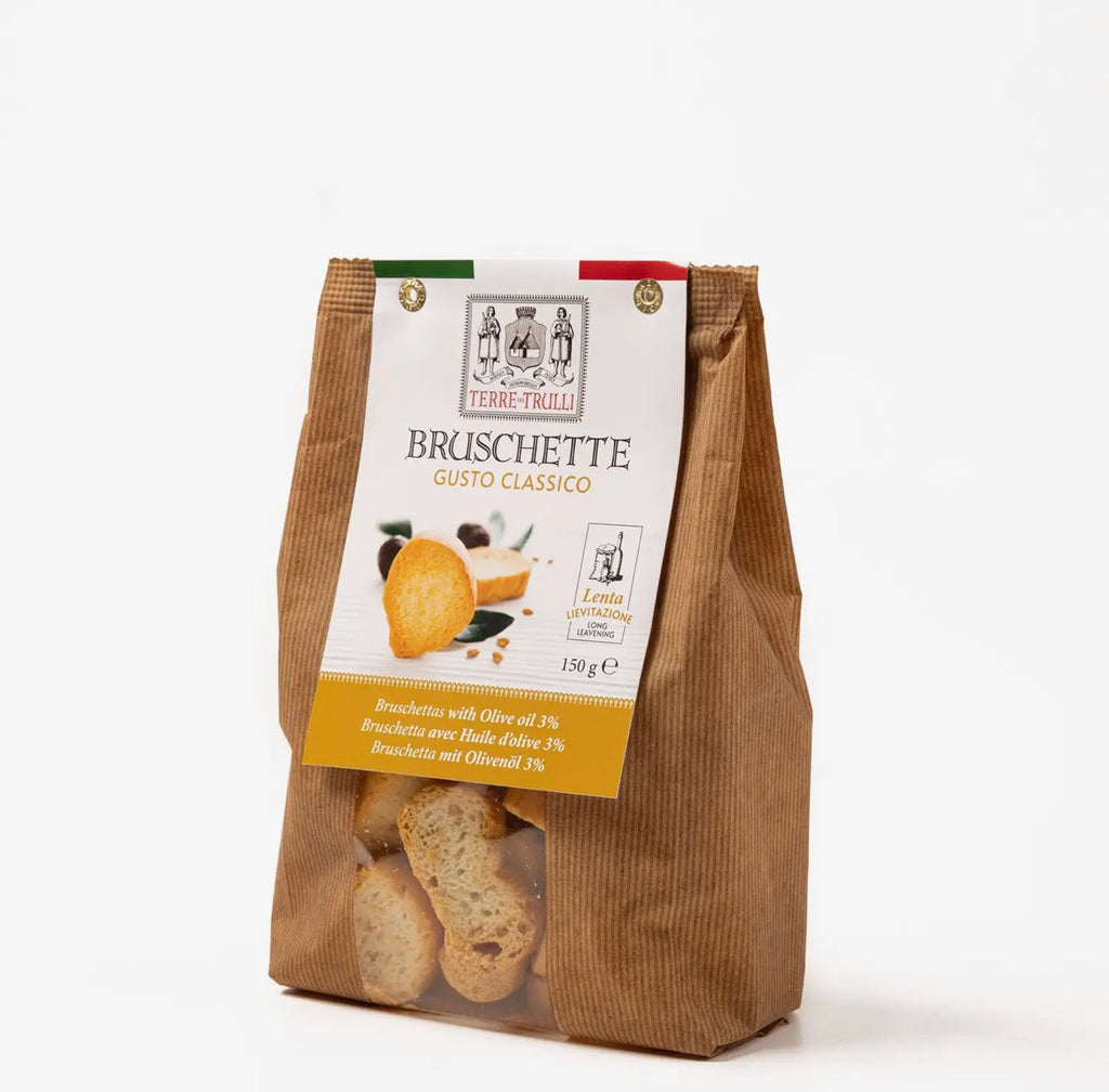 Bruschette Gusto Classico – Italienske bruschetta med olivenolje (150 g) Forventet inn i butikken 30. juni