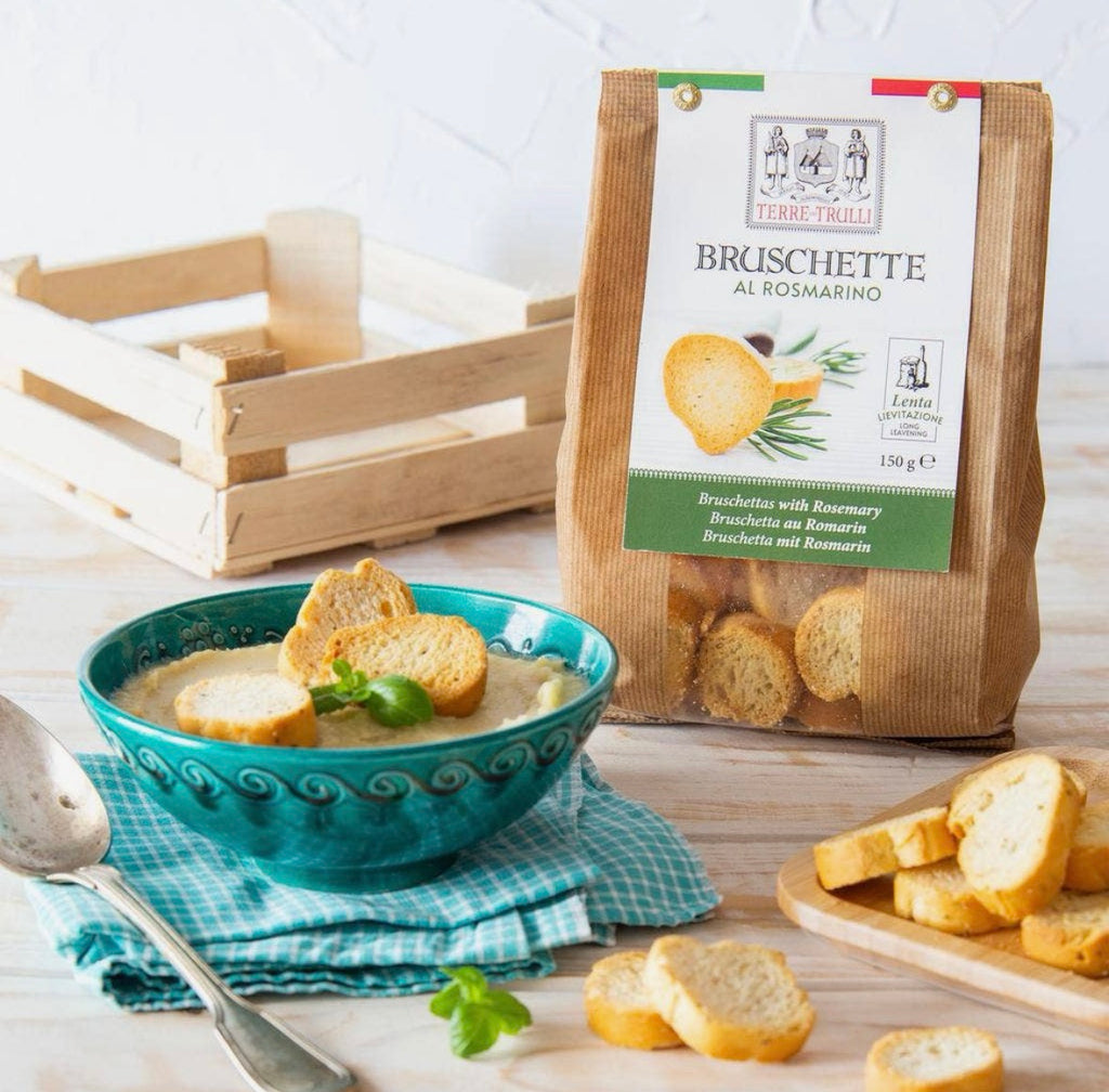 Bruschette al Rosmarino – Italienske bruschetta med rosmarin (150 g) Forventet inn til butikk 30 juni