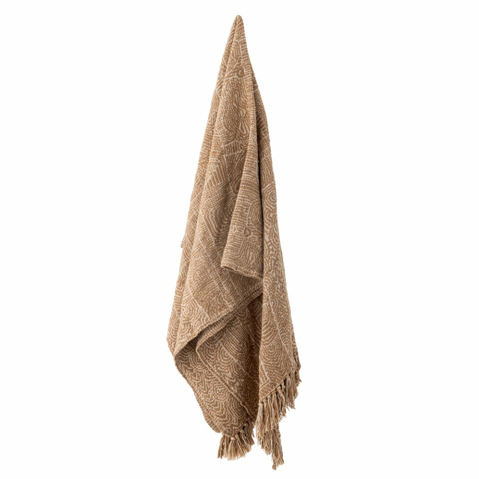 Bresso pledd – brun | Bloomingville