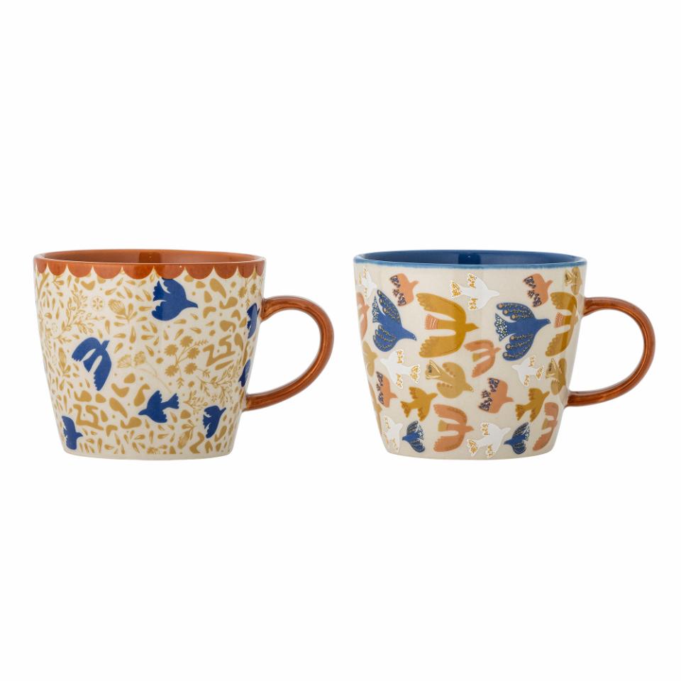 Anniversary krus – multi (sett med 2) | Bloomingville