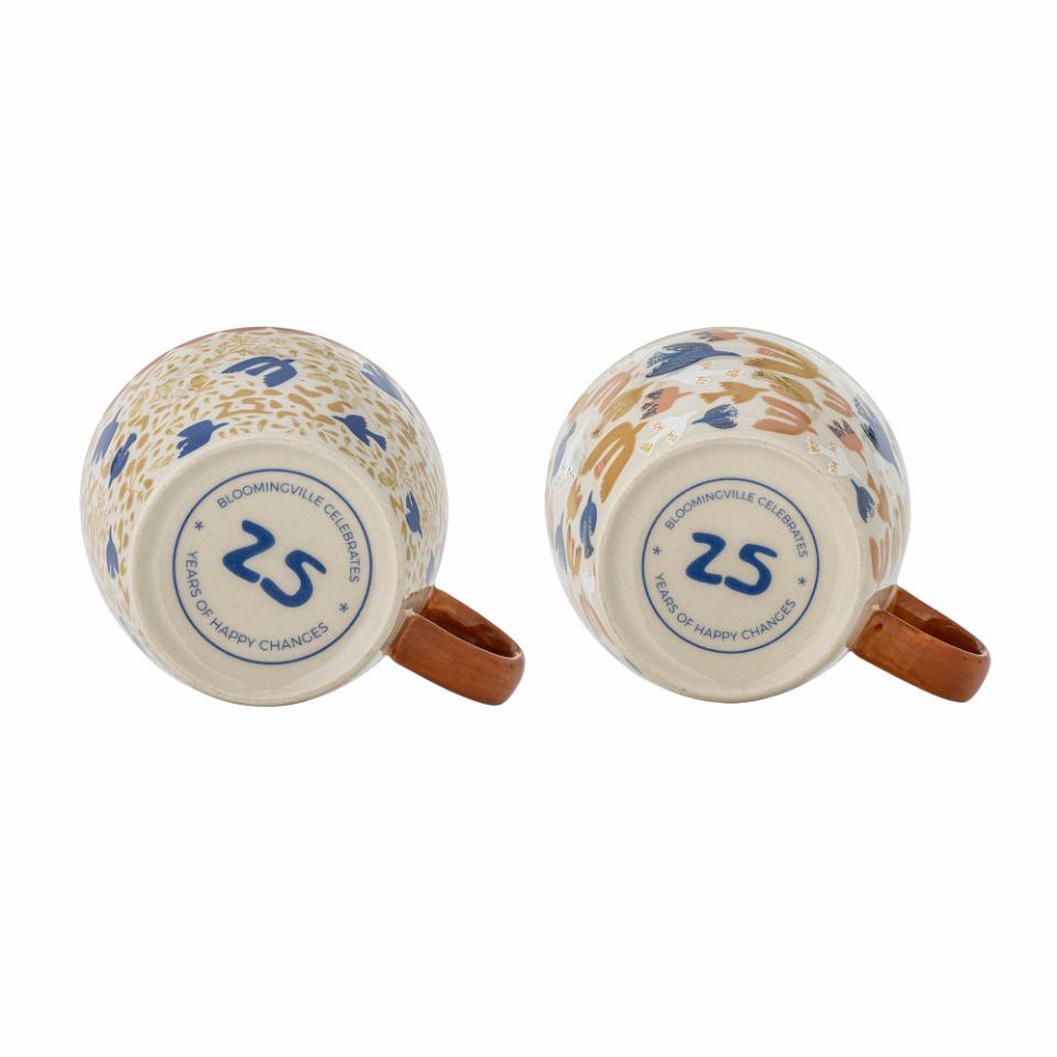 Anniversary krus – multi (sett med 2) | Bloomingville