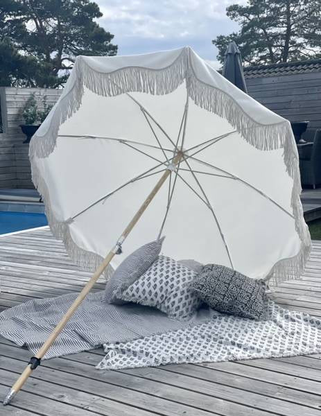 Putetrekk Stripe Black i bomull fra Mille Moi - 50x50