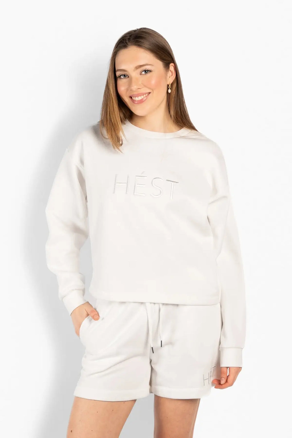 Gabriela Sweatshirt, hvit