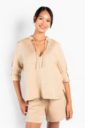 Tilly Bluse – luftig eleganse i naturlige materialer