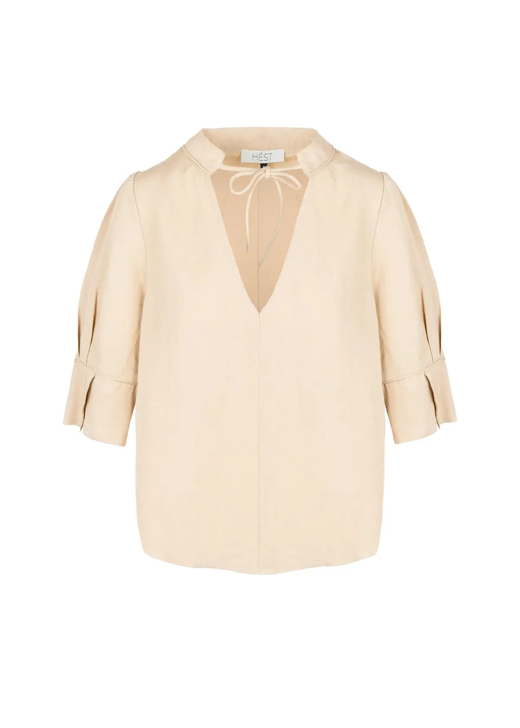 Tilly Bluse – luftig eleganse i naturlige materialer
