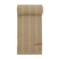 Helga bordløper 15x120 – beige løper med striper i bomull | Jakobsdals