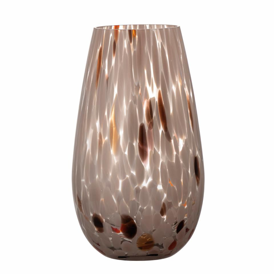 Artem vase i munnblåst glass – brun | Bloomingville